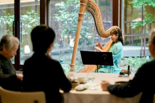 【期間限定】ハープの生演奏をお楽しみいただけるお昼の会席♪